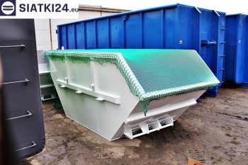 Siatki Racibórz - Siatka przykrywająca na kontener - zabezpieczenie przewożonych ładunków dla terenów Racibórza